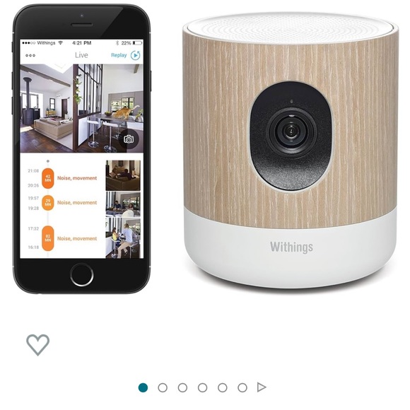 Withings home security camera / baby monitor (basically new, all items included) - Picture 5 of 10